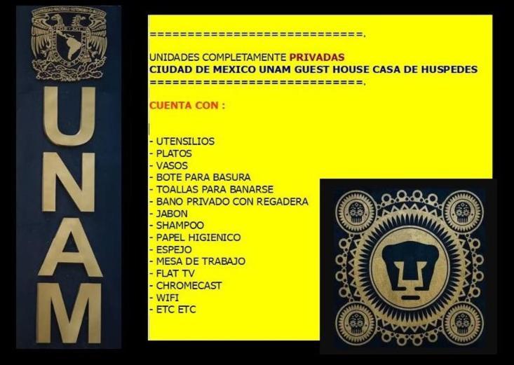 Ciudad De Mexico Unam Guest House Casa De Huespedes Kültér fotó